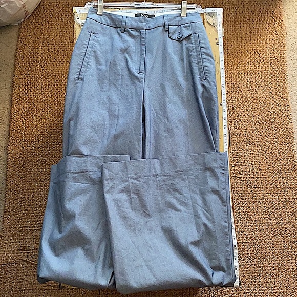 VS BODY BY VICTORIAS SECRET HIGH WAIST WIDE LEG TROUSERS CAREER PANT 6 TALL - Picture 3 of 16